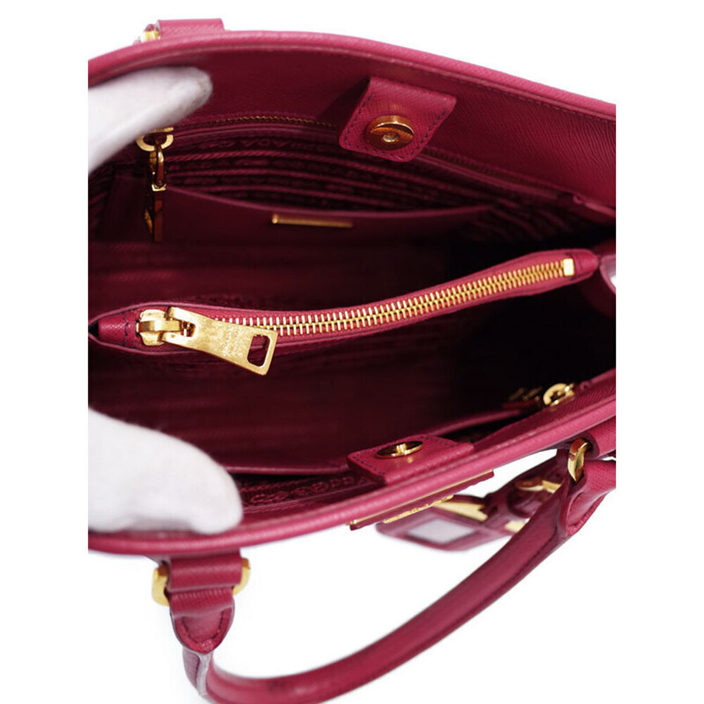 Prada Saffiano Lux Promenade handbag Pink - Picture 3 of 9